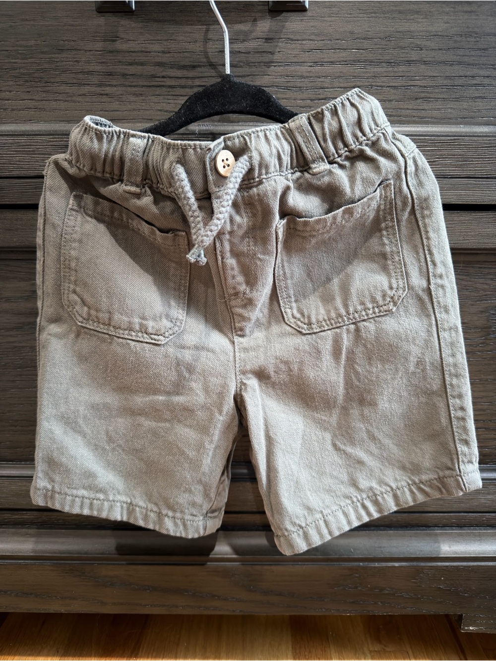FAGOTTINO Elastic-Waist Shorts in Light Khaki JORTS